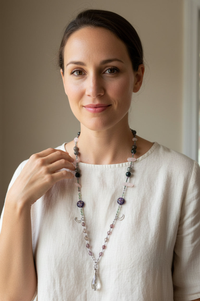 Rosemist Moonrise Long Necklace
