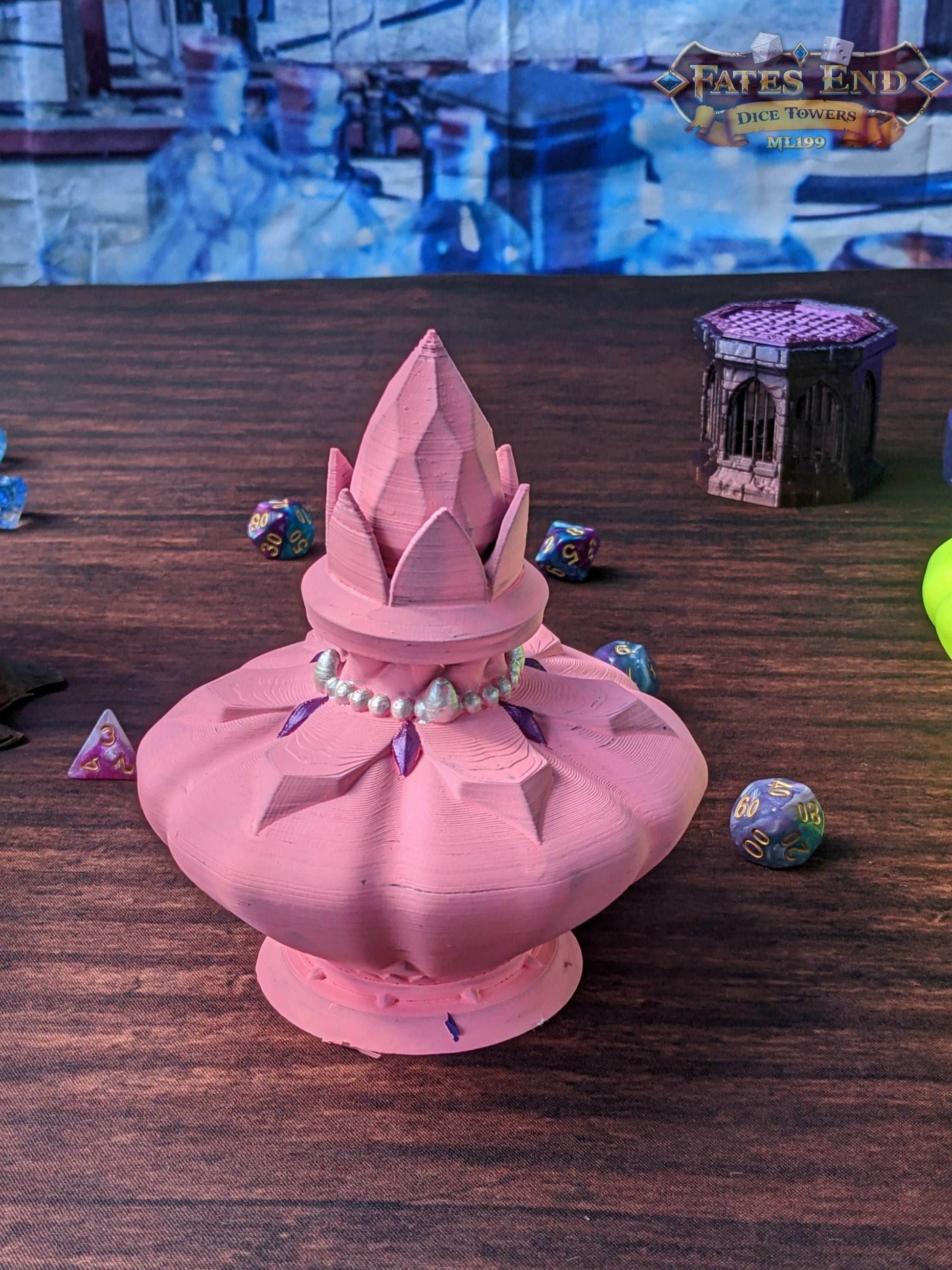 Enchanted Grove Gear Box| Enchanted Forest Mystery Loot Box | Dice Tower | RPG Dice Jail | DnD Can Holder | Player Gift- Discover the Magic! - Hand Painted Items