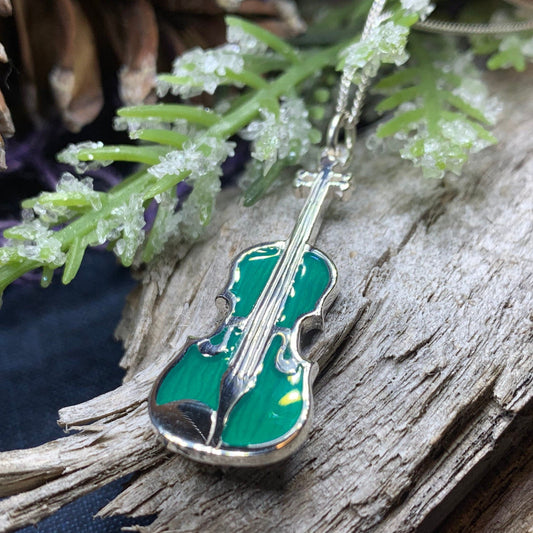 Realistic Fiddle Necklace