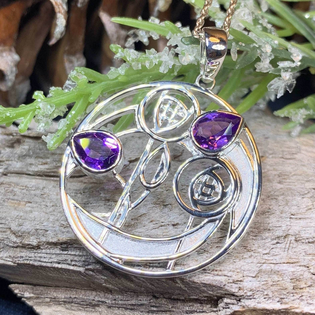 Cairn Impact Mackintosh Amethyst Necklace - 18
