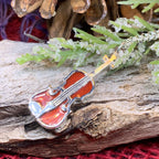 Realistic Fiddle Necklace