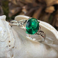 Irish Twilight Celtic Ring - 5 / Silver