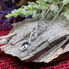 Celtic Hearts Welsh Love Spoon Necklace - 18