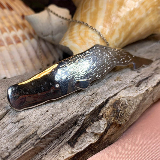 Realistic Sperm Whale Necklace - 18