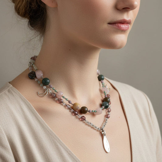 Rosemist Moonrise Long Necklace