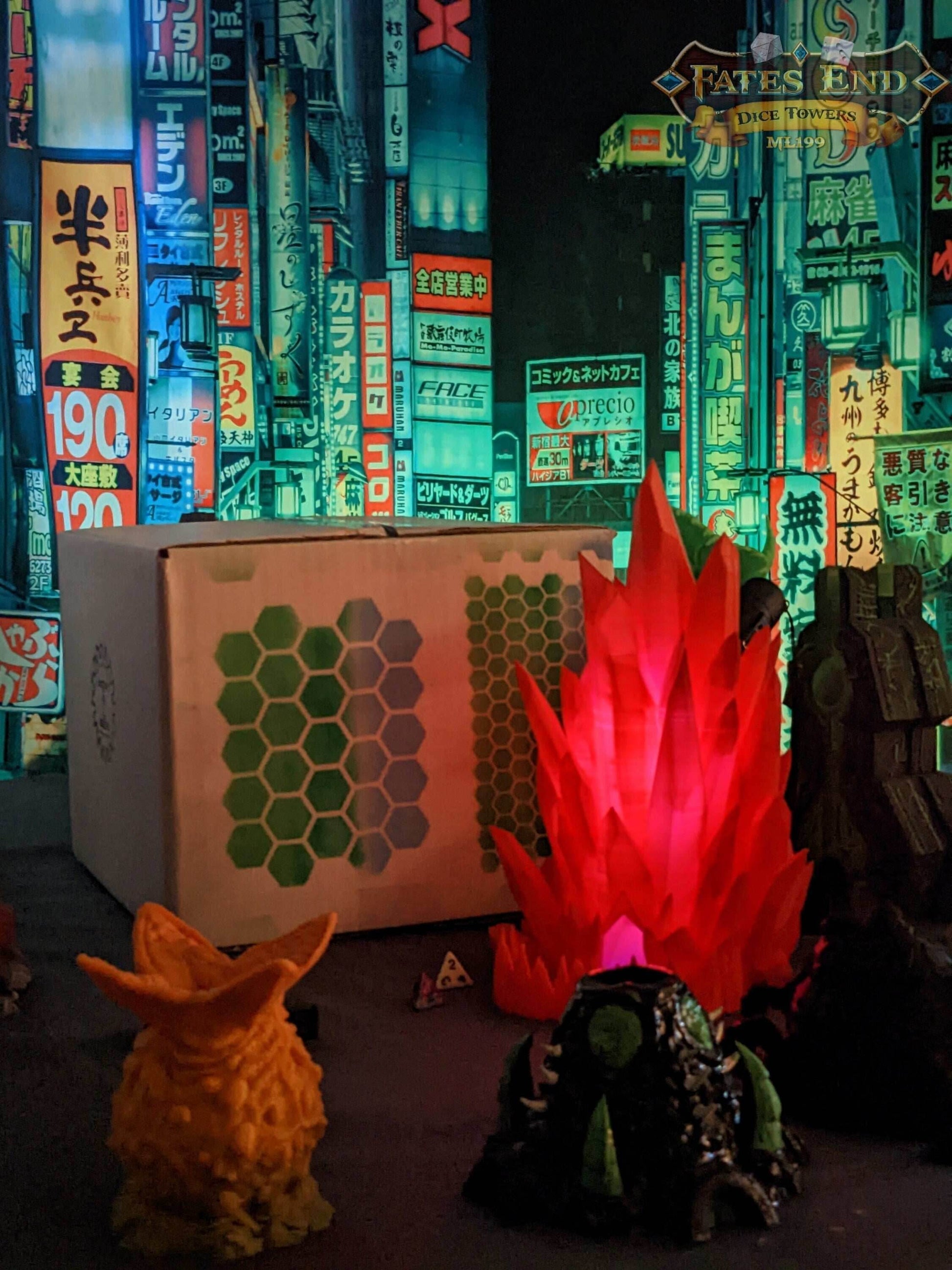 Cyberpunk Nexus Box| Cyberpunk Sci-Fi Mystery Loot Box | Dice Tower | RPG Dice Jail | DnD Can Holder | Player Gifts - Enter the Future! - Hand Painted Items