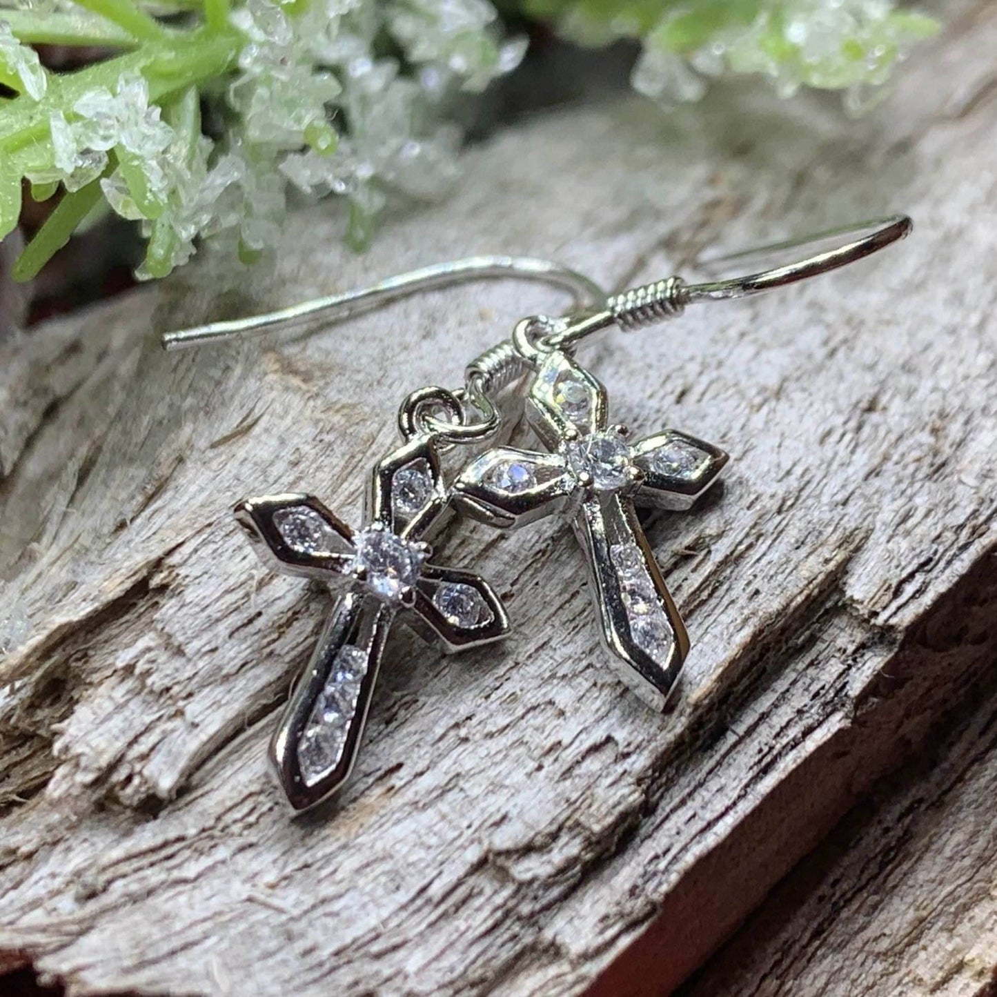 Purity Celtic Cross Earrings - 