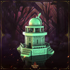 Explorer-Observatory-Dice Box/Dice Jail/Dice Vault-Mythic Roll-Unchained Games - Black