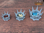 Evil Necromancer Dice Cup/Dice Bowl/Coaster-Fate's End Collection - Black / Small
