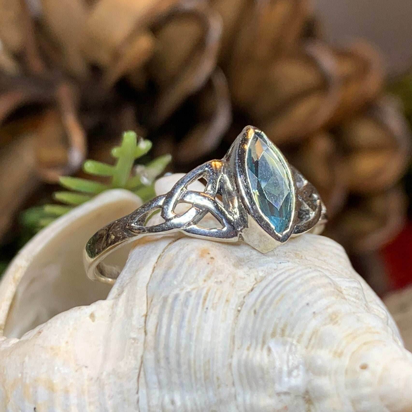 Shannon Celtic Ring - 6 / Amethyst