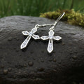 Purity Celtic Cross Earrings