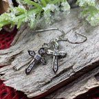 Purity Celtic Cross Earrings - 