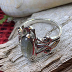 Slyvia Celtic Ring - 5 1/2 / Labradorite