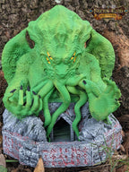 Cthulhu Dice Tower - Fate's End Collection - Unleash Cosmic Dread. Perfect for Lovecraftian Gaming! - Black / Yes- Include Random Dice Set