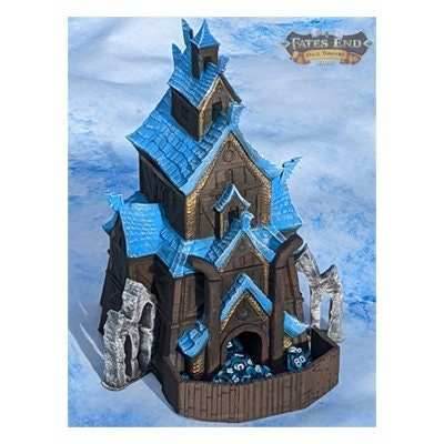 Valkyrie - Viking 3D Printed Dice Tower - Fate's End Collection - Unleash Valhalla's Spirit with Every Roll. - Black