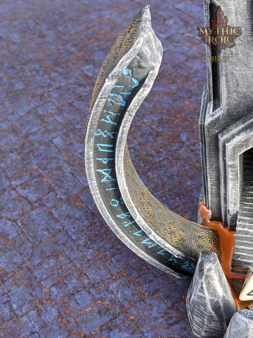 Gates of Valhalla 3D Printed Viking Dice Tower - Mythic Roll Collection by Unchained Games - Unleash the Fury of Ragnarok! - Black / Yes- Include Random Dice Set