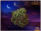 Davy Jones Locker 3D Printed Octopus Dice Jail | Pirate Dice Vault | D20 Box | Player Gift -Buried in the Sunken Depths of Legendary Lore! - Black / Yes- Include Random Dice Set
