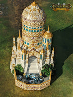 Eladrin Dice Tower - Fate's End Collection - Channel Feywild Grace and Seasonal Mystique with Each Roll. - Black / Yes- Include Random Dice Set