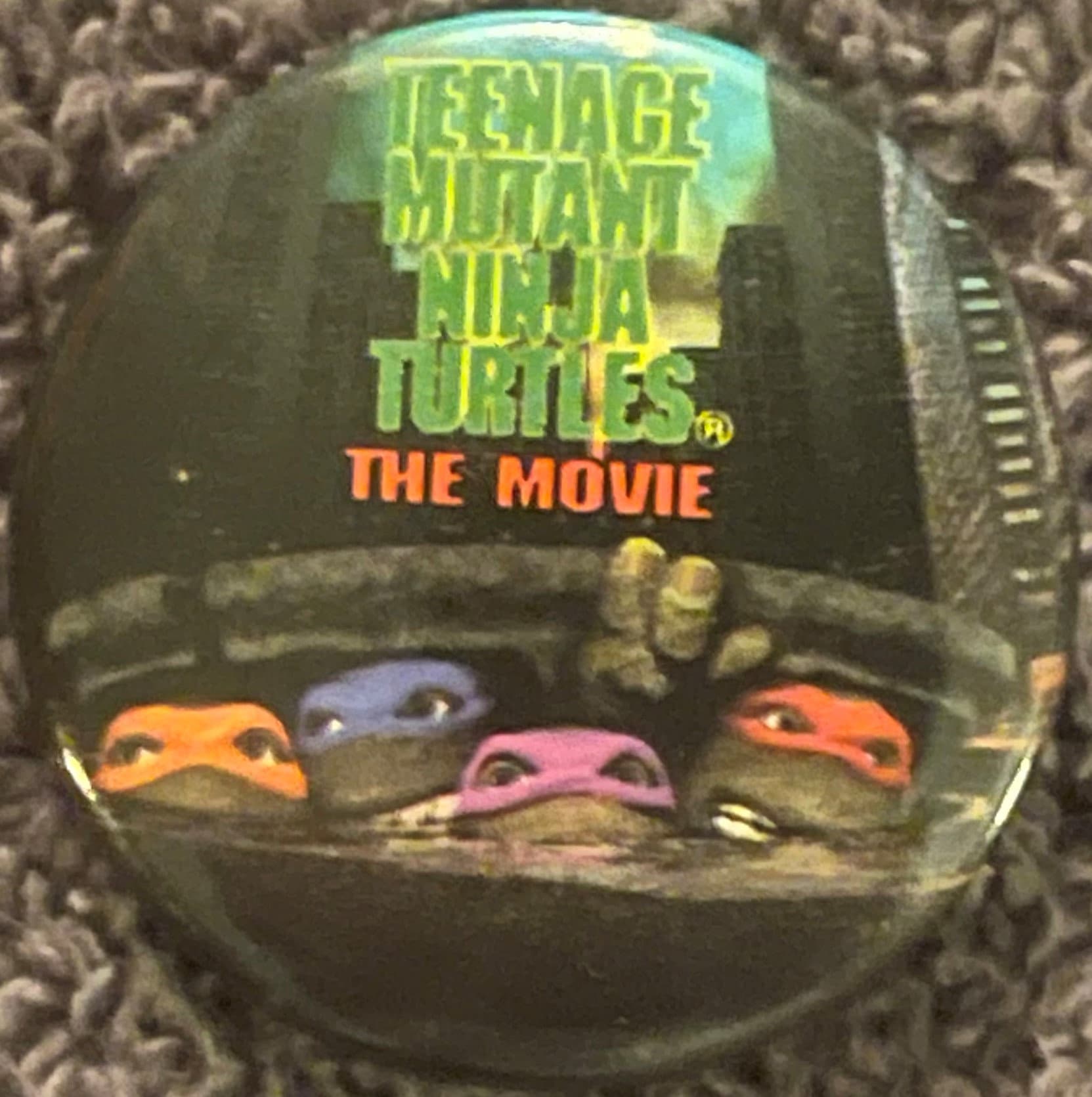 Vintage Teenage Mutant Ninja Turtles Movie Pin Collectible