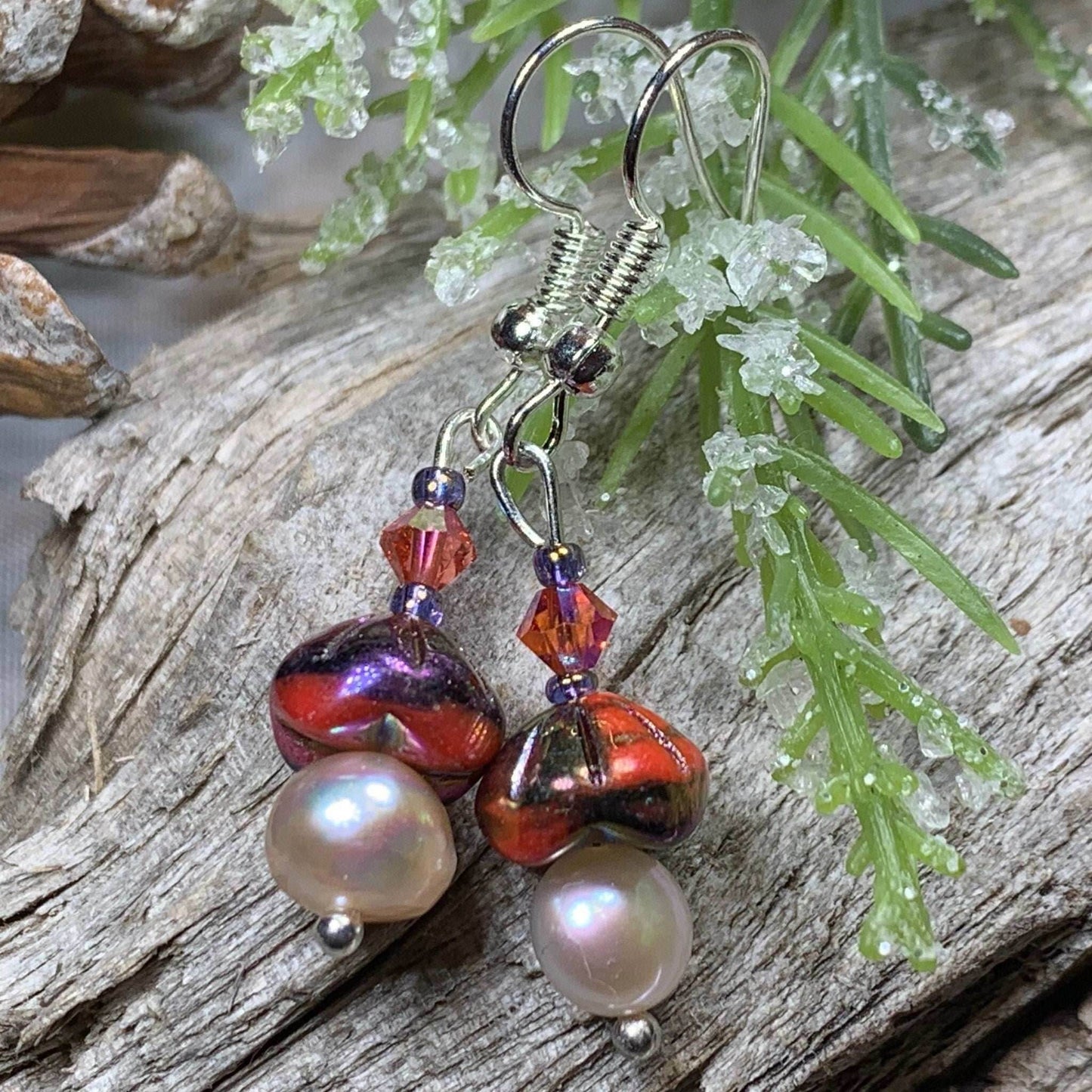 Sunlit Pearl Earrings - 
