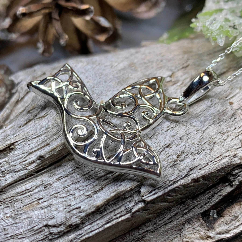 Trinity Knot Dove of Peace Necklace - 