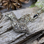 Trinity Knot Dove of Peace Necklace - 