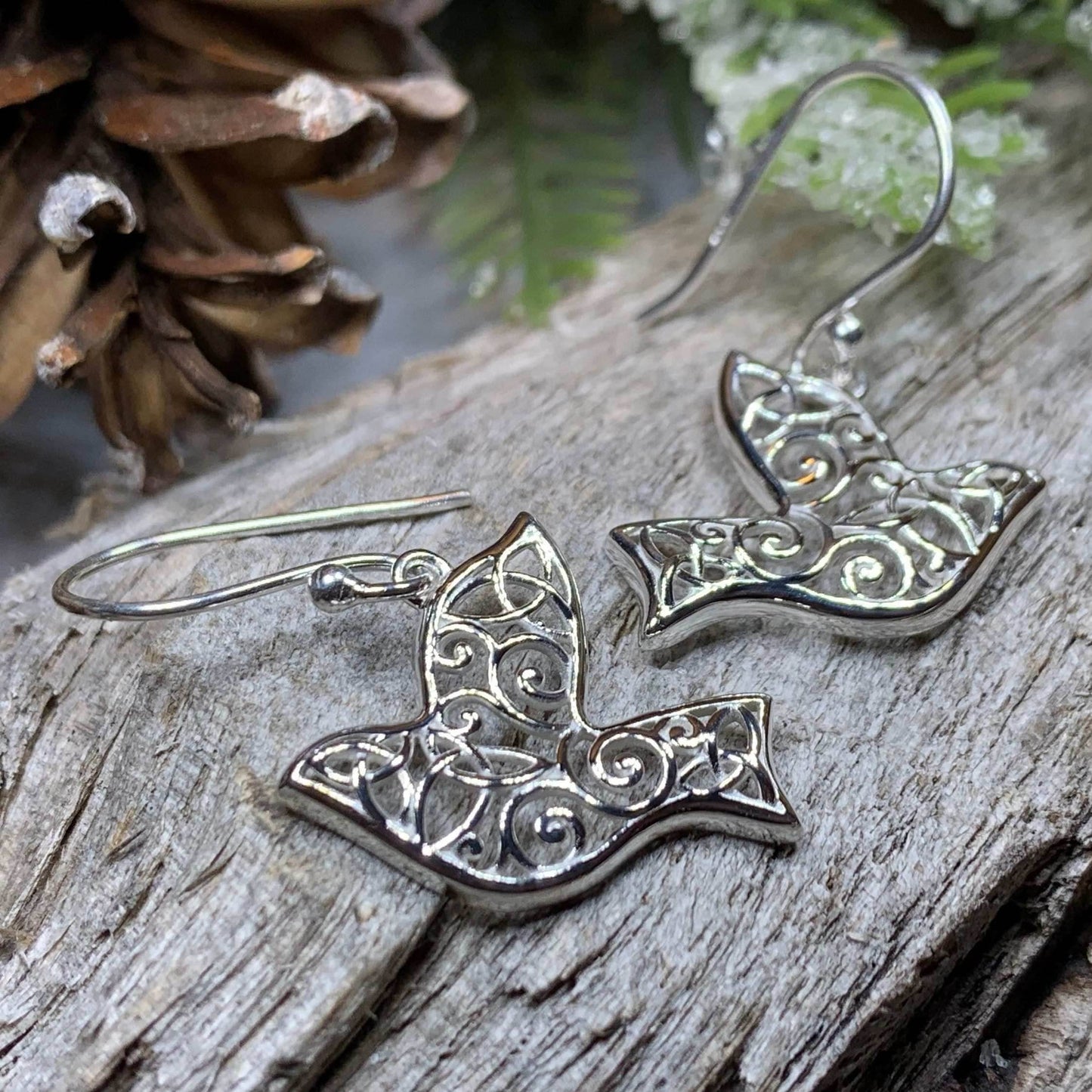 Celtic Dove Earrings - 
