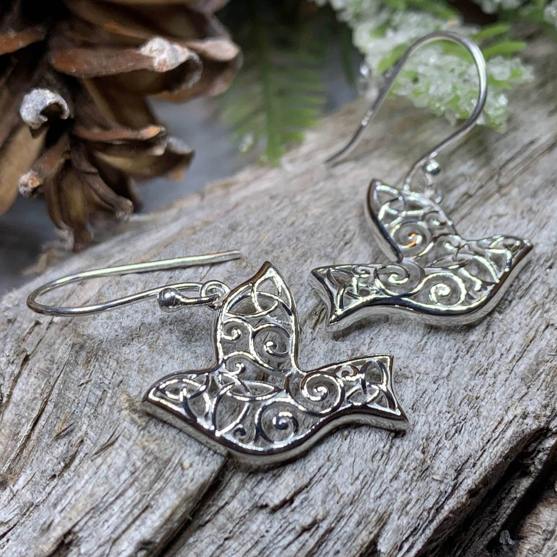 Celtic Dove Earrings - 
