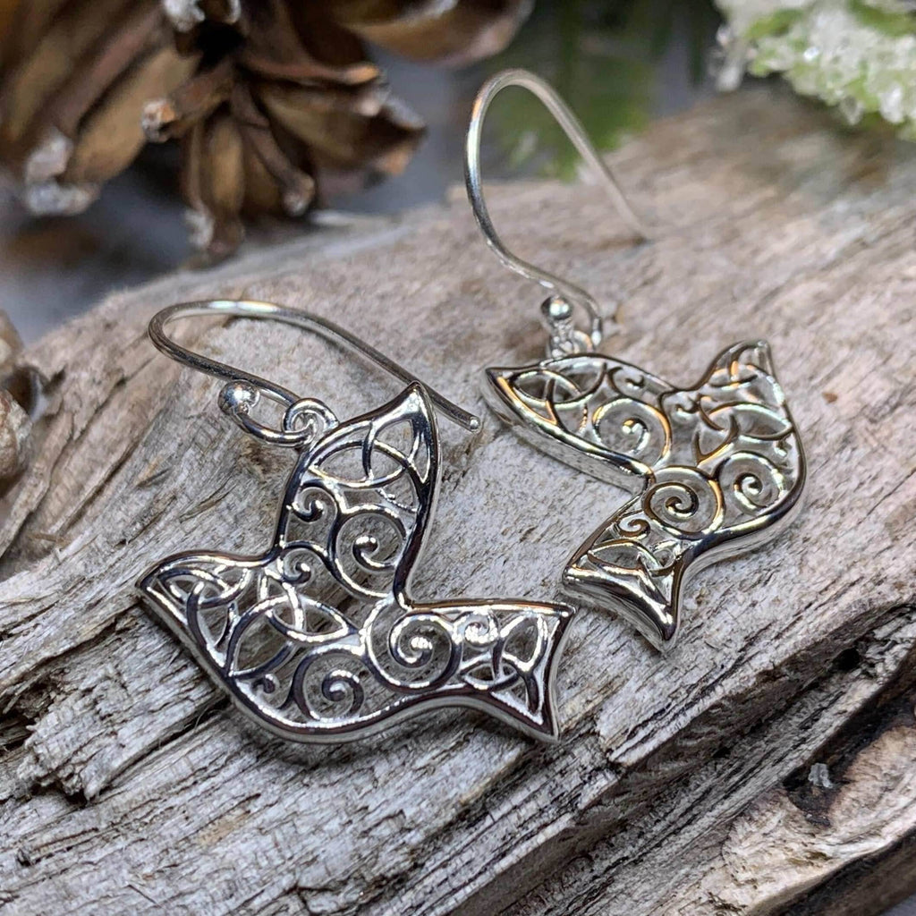 Celtic Dove Earrings - 