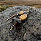 Golden Autumn Tiger's Eye Earrings
