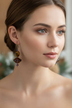 Golden Autumn Tiger's Eye Earrings