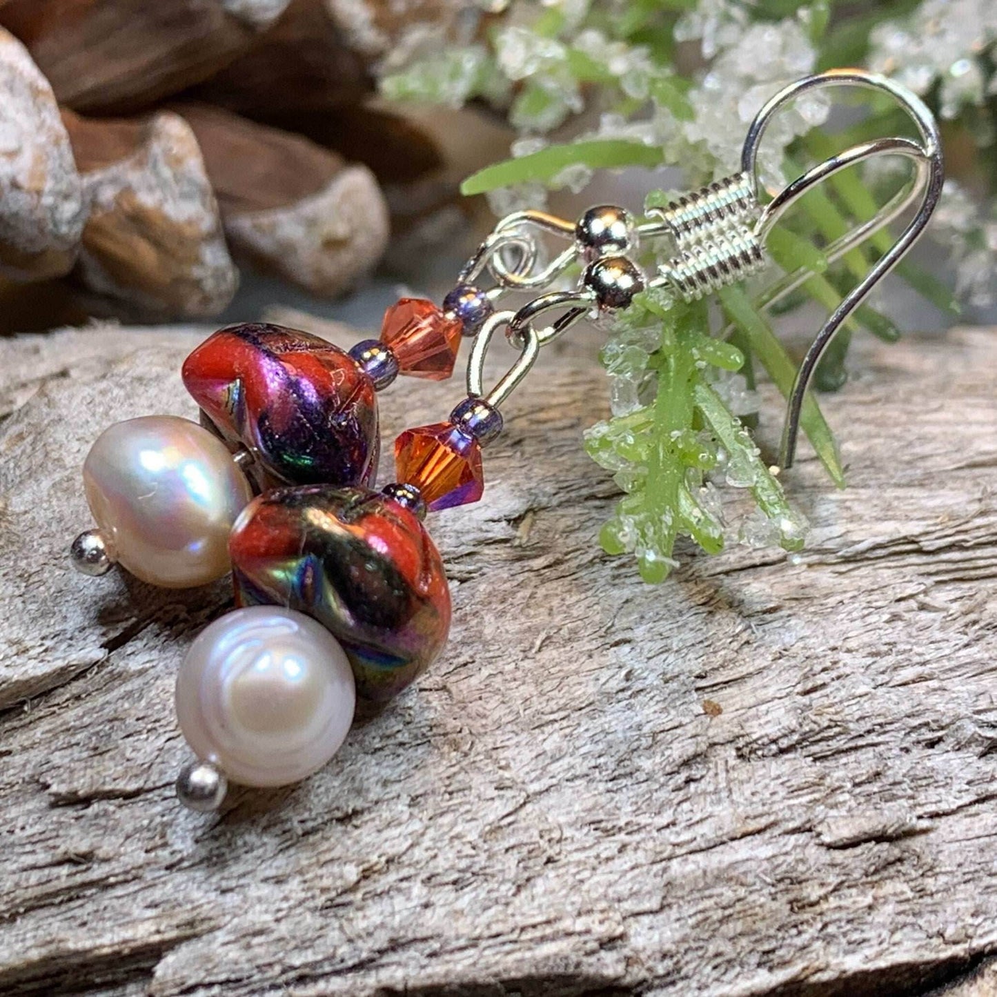 Sunlit Pearl Earrings - 