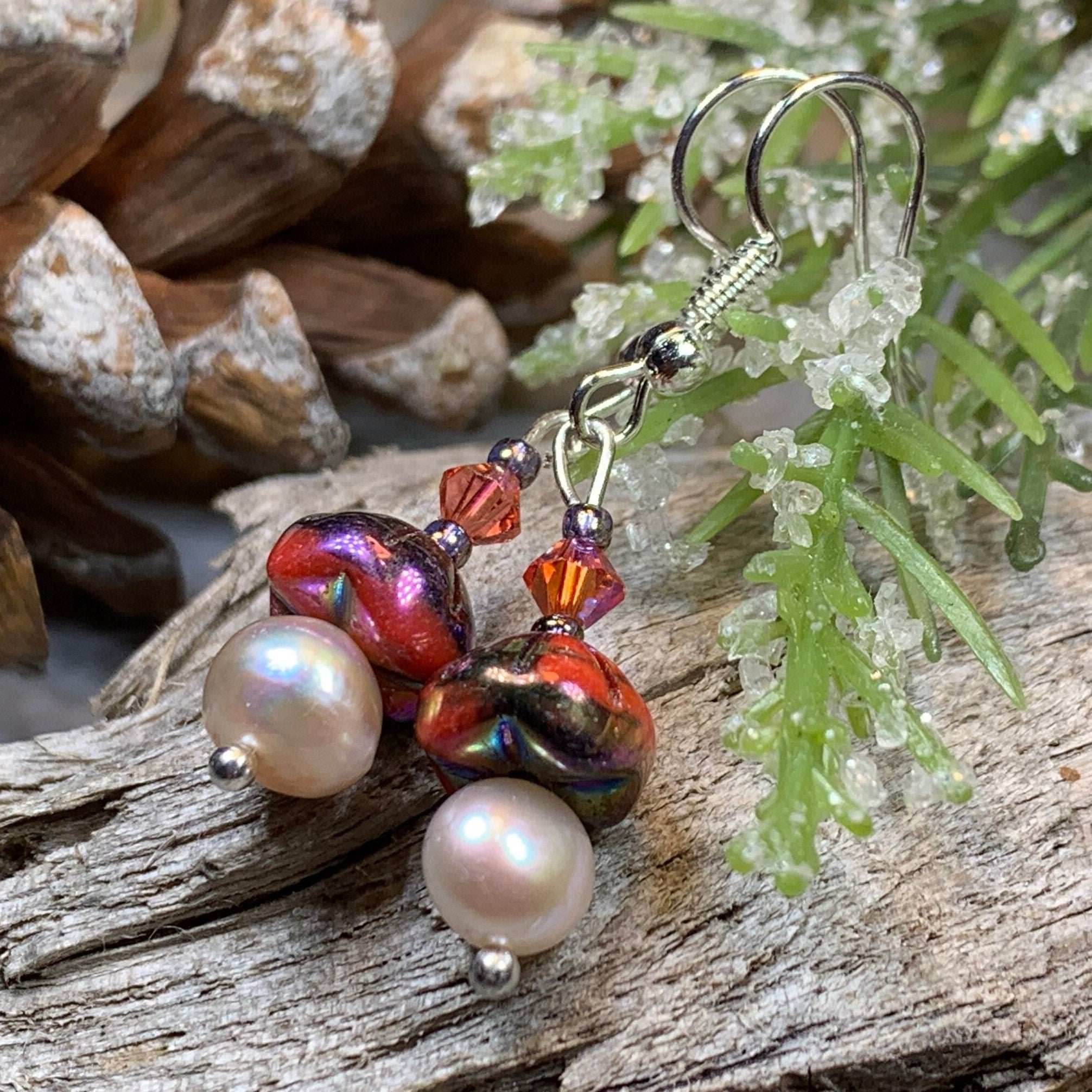 Sunlit Pearl Earrings - 