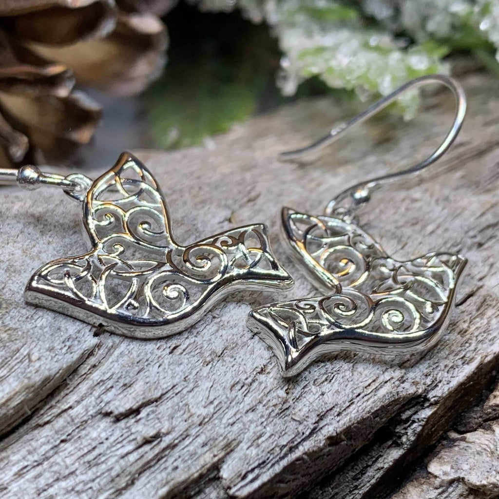 Celtic Dove Earrings - 