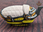 Steampunk Blimp Airship 3D Printed Dice Vault - Mythic Roll by Unchained Games | RPG Dice Jail | D20 Dice Box - Elevate Your Rolls! - Black / Yes- Include Random Dice Set