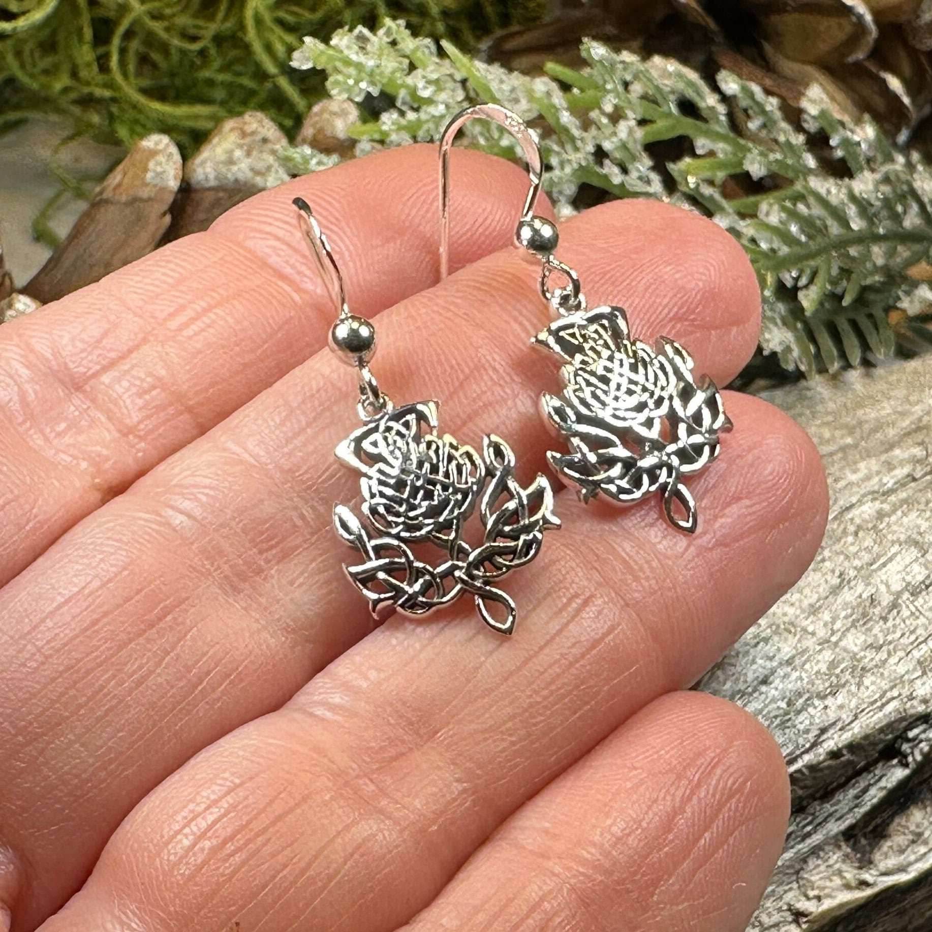 Eildon Thistle Earrings - 
