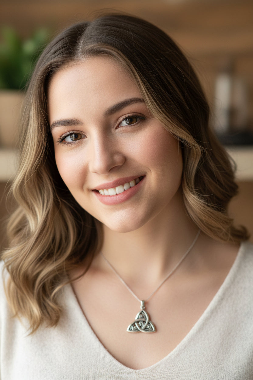 Ancient Wish Celtic Knot Necklace