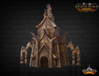 Valkyrie - Viking 3D Printed Dice Tower - Fate's End Collection - Unleash Valhalla's Spirit with Every Roll. - Black