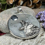 Midnight Wolf Necklace - 18