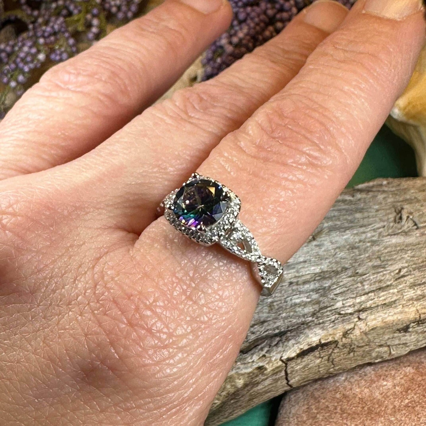 Adelyn Celtic Engagement Ring - 5