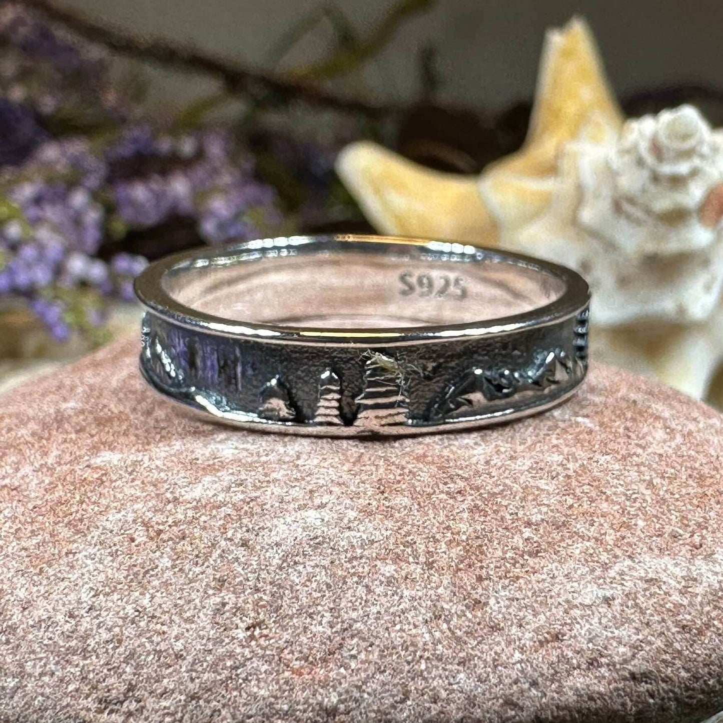 Minimalist Mountain Ring - 5