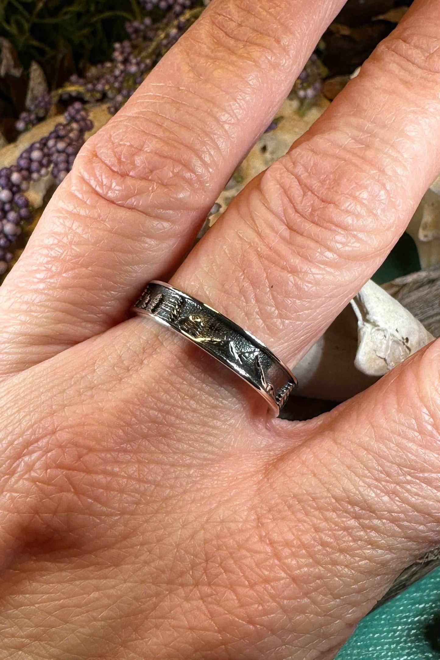 Minimalist Mountain Ring - 5