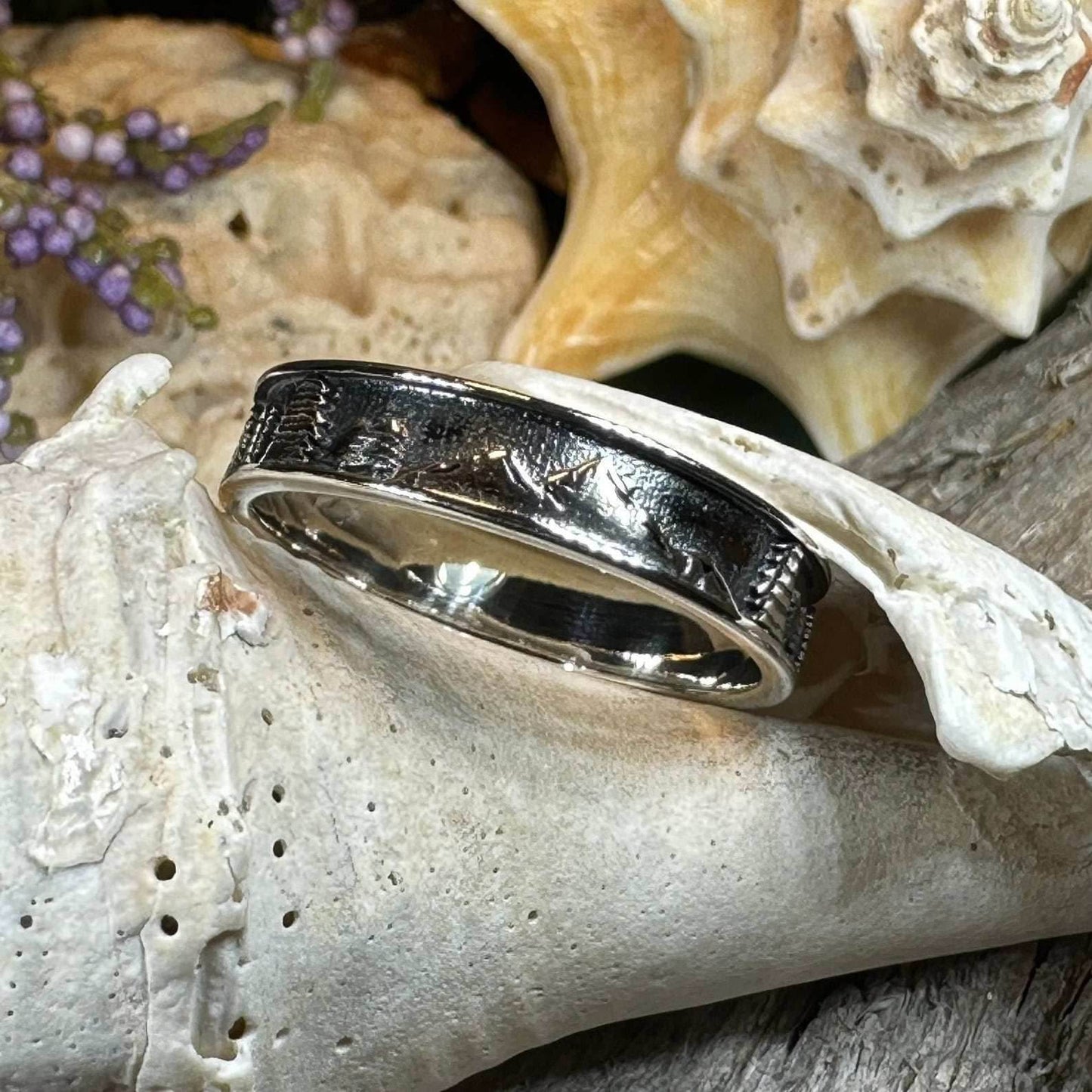 Minimalist Mountain Ring - 5