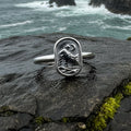Minimalist Highland Mountain Ring