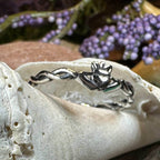 Dainty Claddagh Ring - 4