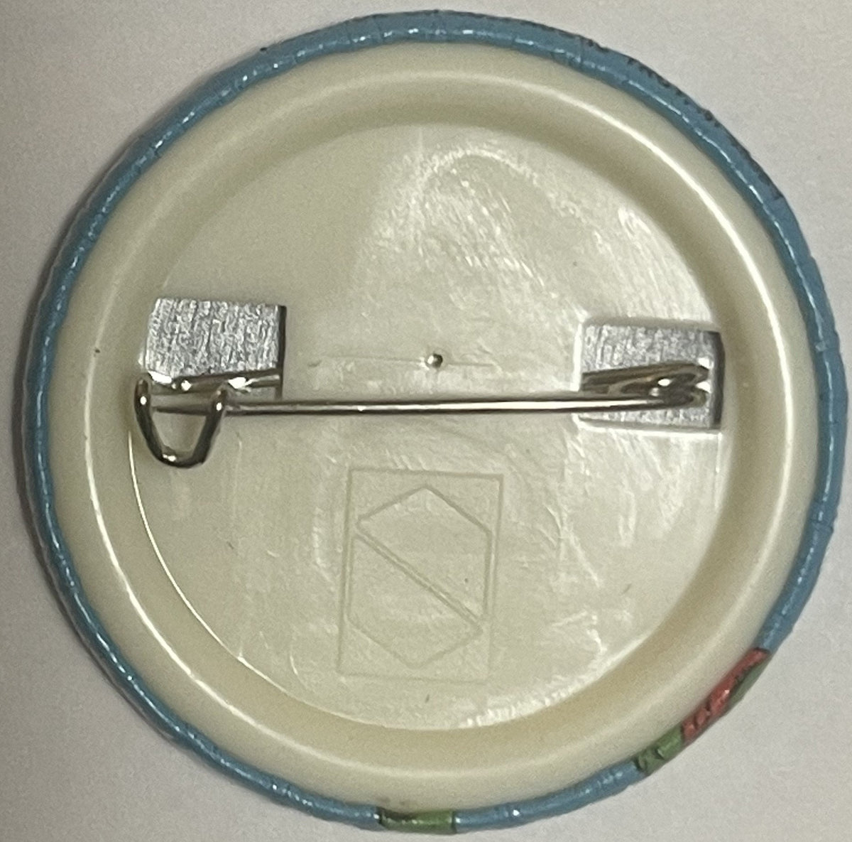 Vintage 1990 Teenage Mutant Ninja Turtles Cartoon Pin 🐢 — Raphael Pinback Button, TMNT Collectible