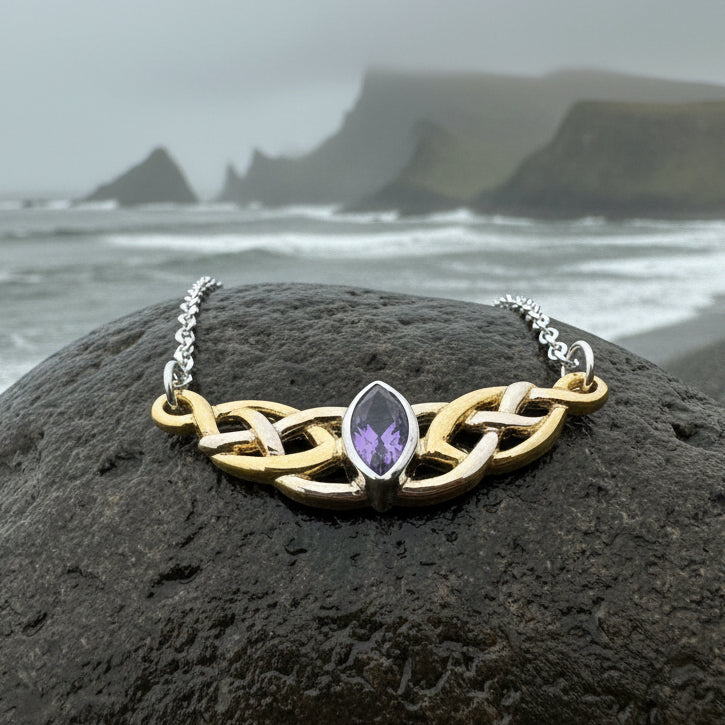 Brielle Celtic Love Knot Necklace