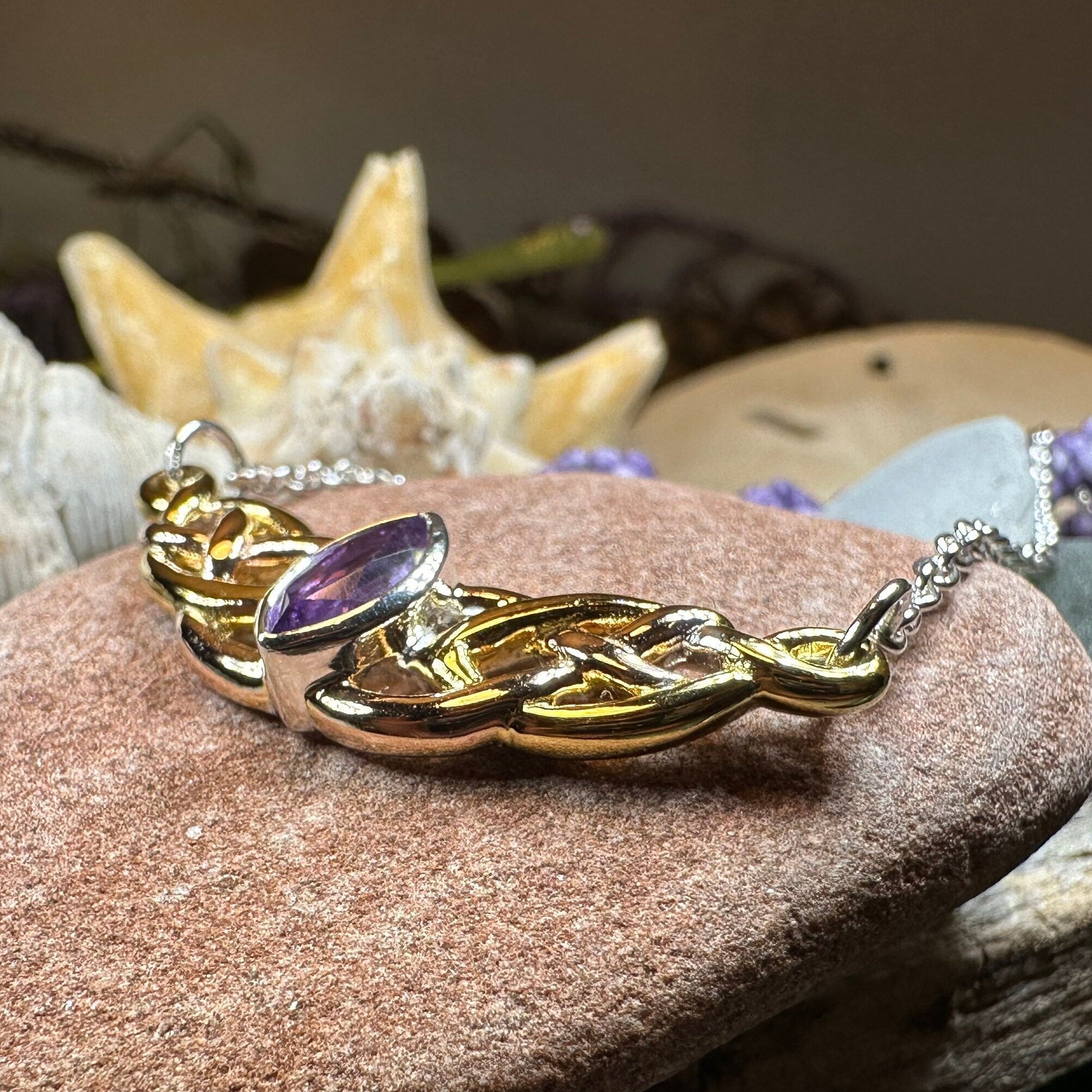 Brielle Celtic Love Knot Necklace