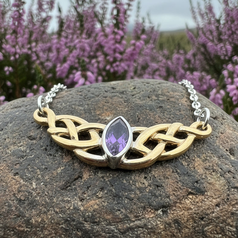 Brielle Celtic Love Knot Necklace