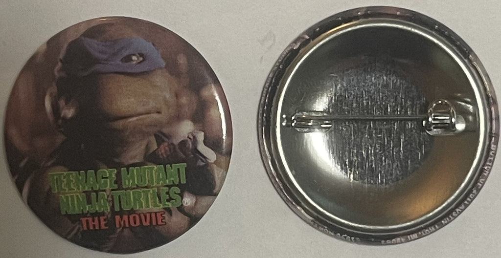 Rare 1990 Leonardo Ninja Turtles Movie Pin Unleashed